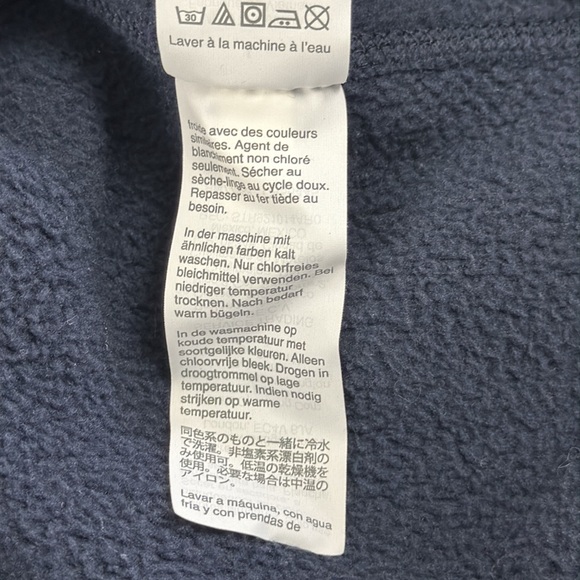 J. Crew blue jacket with hood Size L - Picture 8 of 9